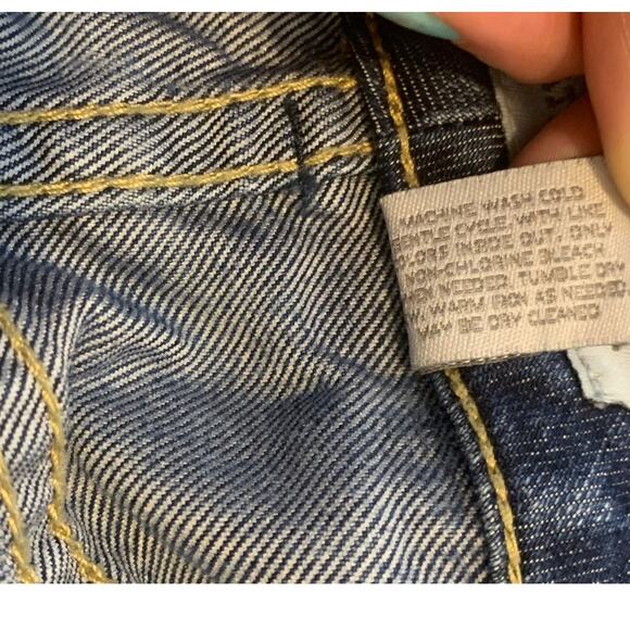 Chico's Platinum Denim bluestraight leg jeans size 0 short - Picture 4 of 8